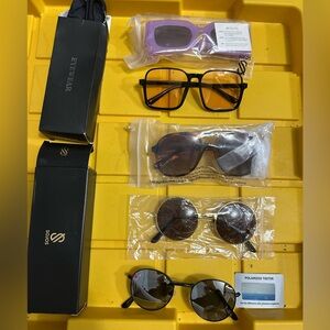 Lot of 5 Various Sunglasses NEW